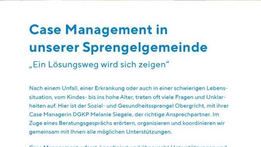 Informationsblatt Case Management